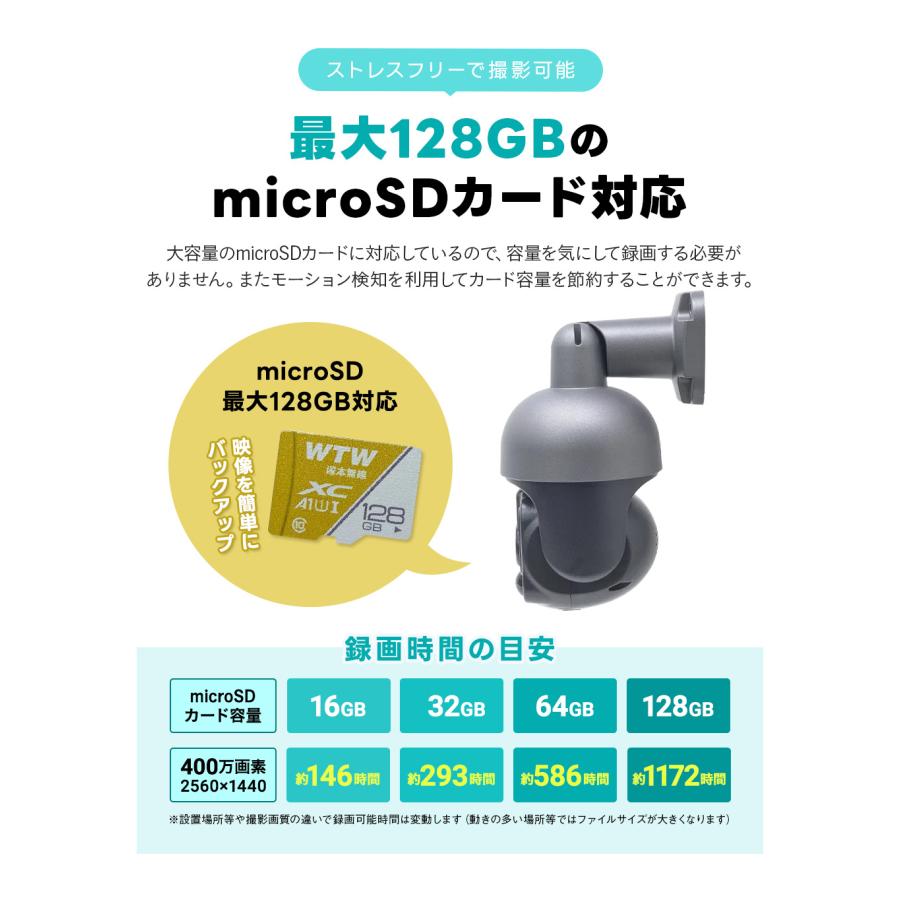 WTW 塚本無線 防犯カメラ 防犯カメラ アンテナ内蔵 1インチ 400万画素