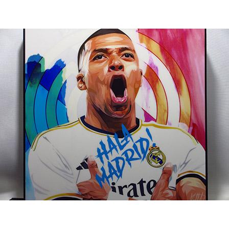 新品 No 720】 ポップアートパネル キリアン エムバペ サッカー