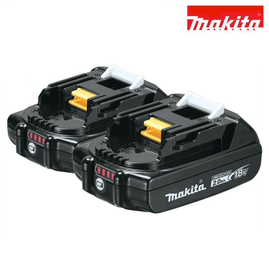 マキタ（makita） 2個セット バッテリー 18V BL1820B USA 純正 残容量