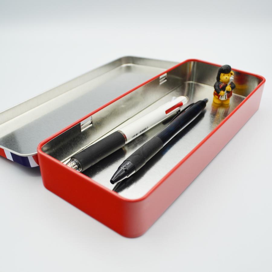 ユニオンジャック ティン缶 ペンケース 文房具 筆箱 イギリス フラッグ