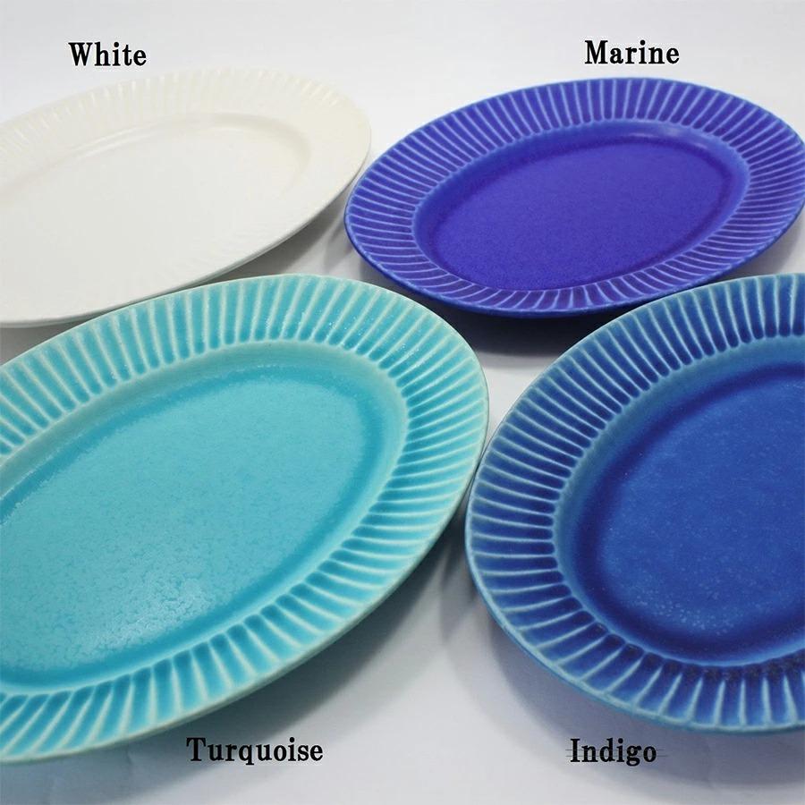 SAKUZAN 食器 楕円プレート 楕円皿 おしゃれ SAKUZAN Stripeオーバル