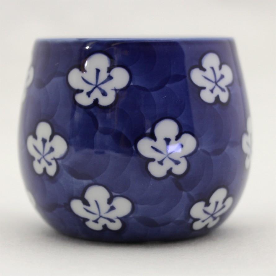 源右衛門窯 古染風梅紋 湯呑揃（5客） : 陶器たて石 Yahoo!店 - 通販