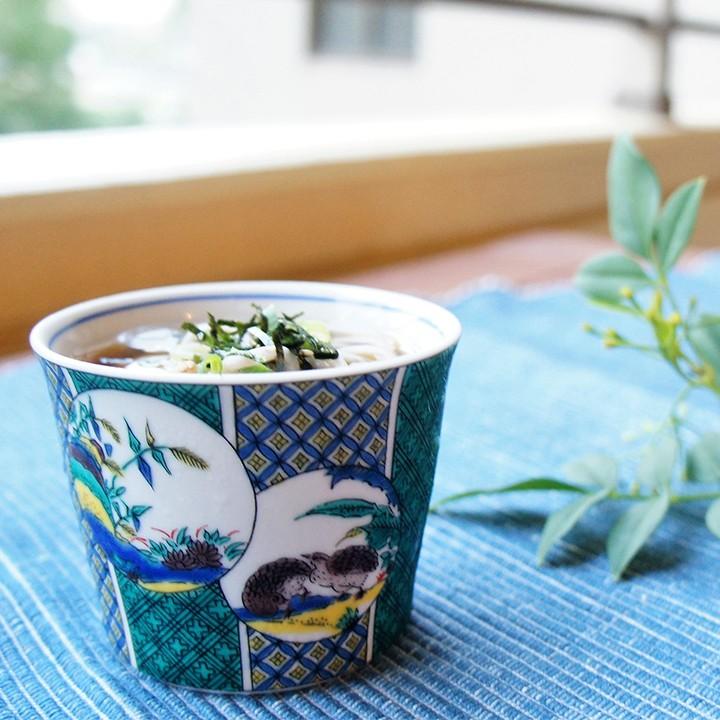 九谷焼 フリーカップ 猪口 名品コレクション / 青郊窯 和食器 カップ