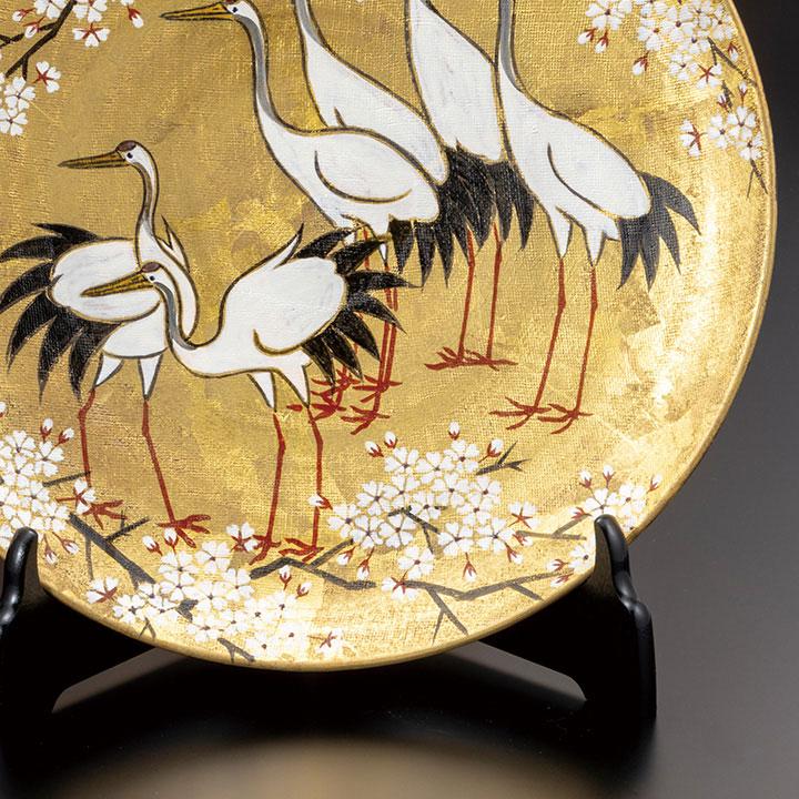 白皿 金飾陶里 第31集 石割金彩正角皿12枚⓶