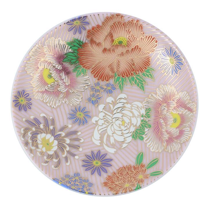 九谷焼 小皿 金花詰シリーズ 晴寿窯 選べる5色 和食器 皿 10cm ハレの