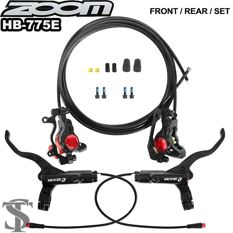 並行輸入品 ズーム 自転車用油圧ブレーキセット 1100/1850MM 2ピストン