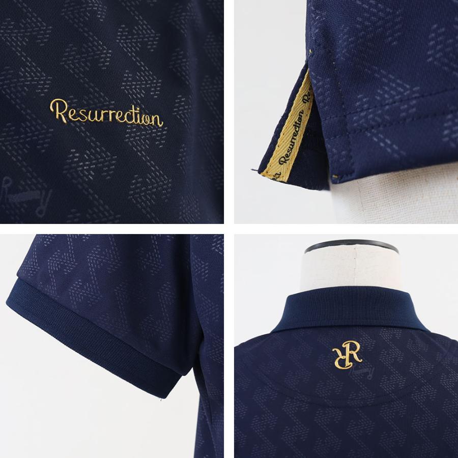 Resurrection セール レザレクション レディース エンボスポロシャツ