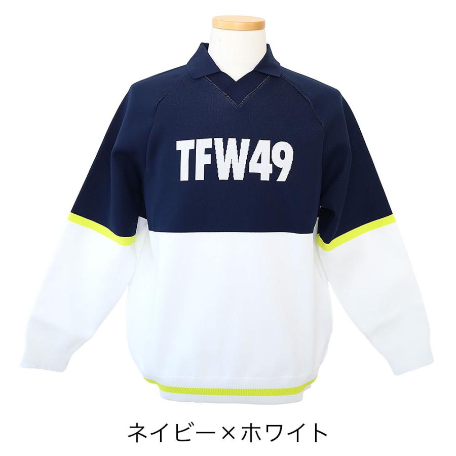 TFW49 TFW49 KNIT POLO ニット ポロシャツ 長袖 メンズ ゴルフ ゴルフ