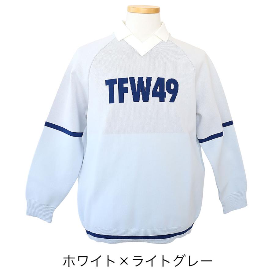 TFW49 TFW49 KNIT POLO ニット ポロシャツ 長袖 メンズ ゴルフ ゴルフ