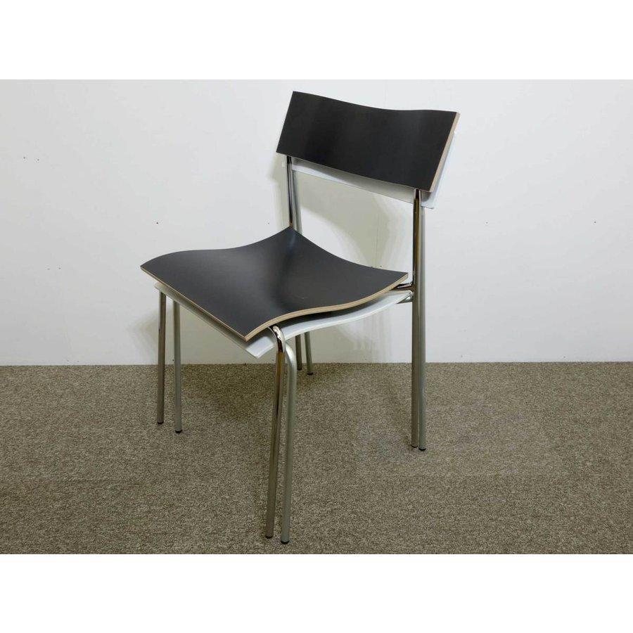 LAMMHULTS 展示品 ラムホルツ キャンパスチェア 白黒 2脚セット