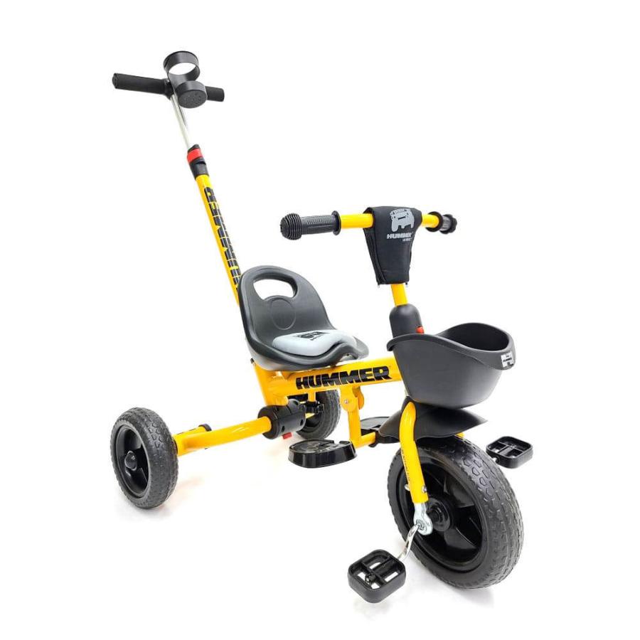 ハマー トライサイクル3 子供三輪車 FD-TZ イエロー ハンドル付き