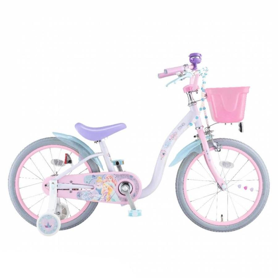 18インチ 身長98〜131cm 子供用自転車 ディズニープリンセス ゆめラブS