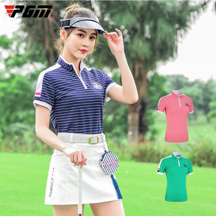 PGM 夏用 ゴルフウェア レディース スポーツウェア 半袖Tシャツ 弾力性