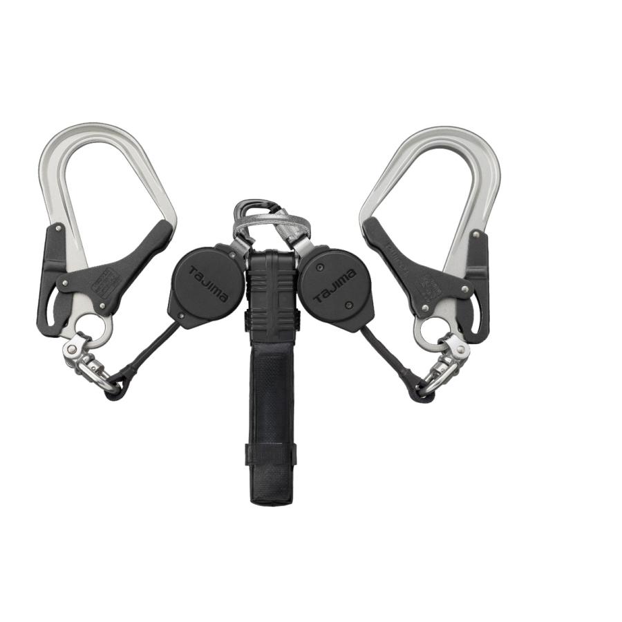 Tajima（タジマ） ハーネス用ランヤード 巻取式ダブル VR150L ダブルL8