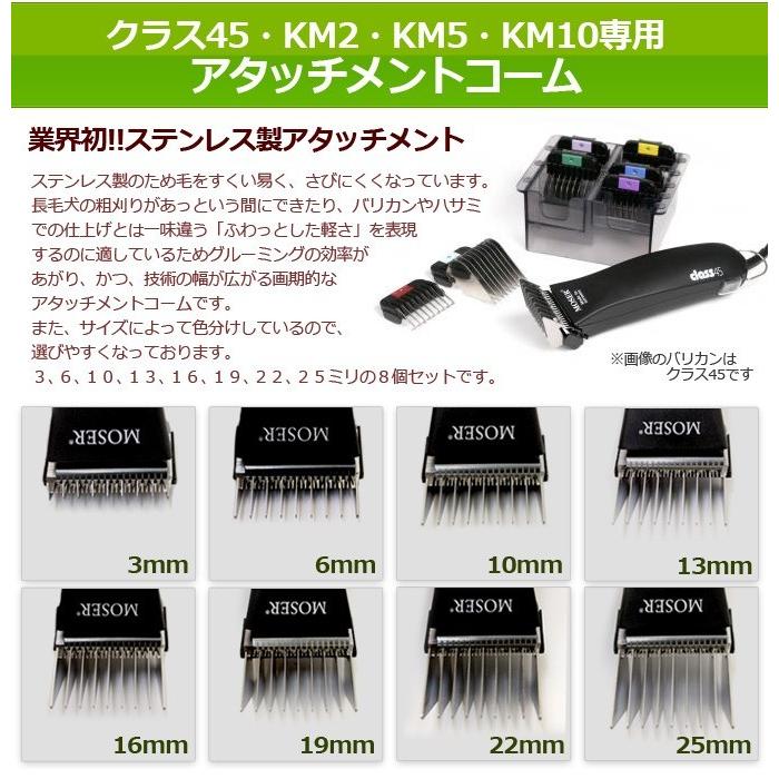 WAHL（ウォール） ステンレス製アタッチメントコーム KM5対応 ガイド