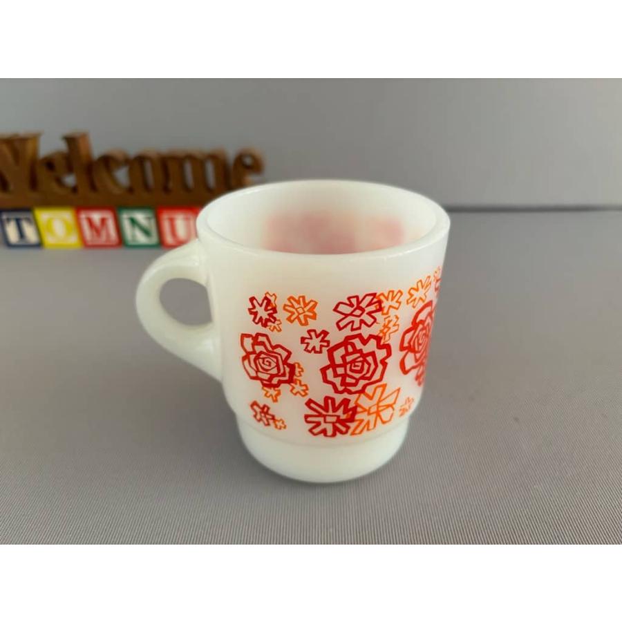 ファイヤーキング fire-king スケッチローズ マグ : Tom-nuy - 通販