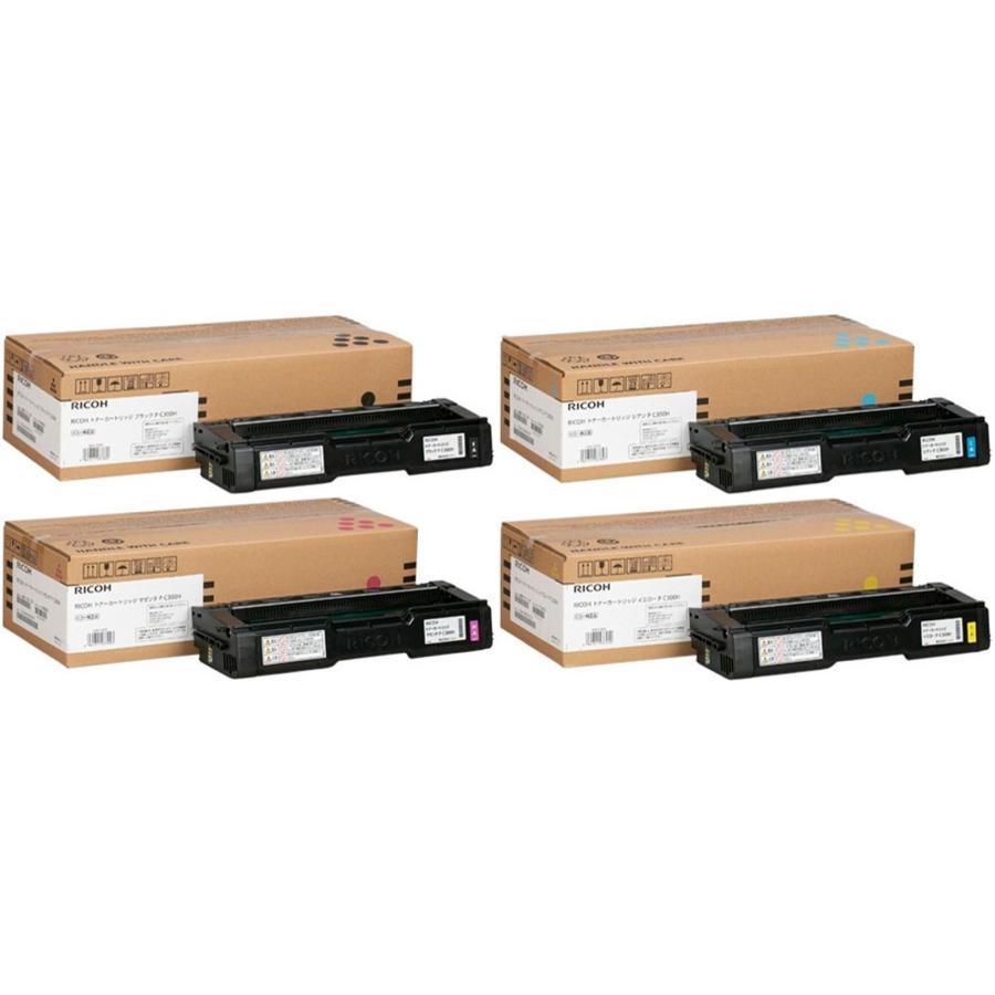 リコー（RICOH） トナー P C300H 4色セット (ブラック シアン マゼンタ