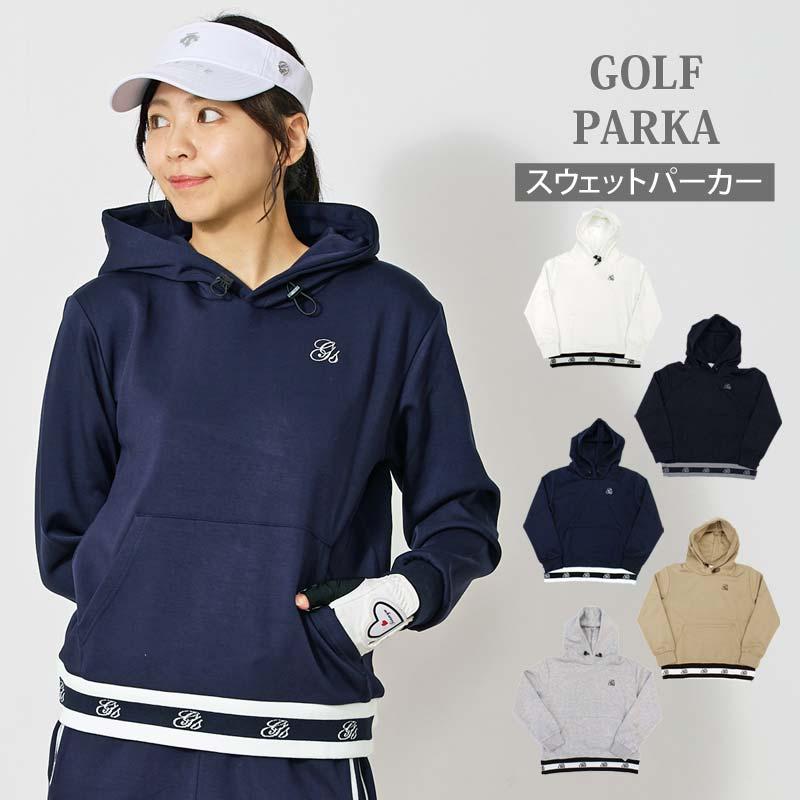 ゴルフウェア レディース gs GOLF プルパーカー フーディー スウェット