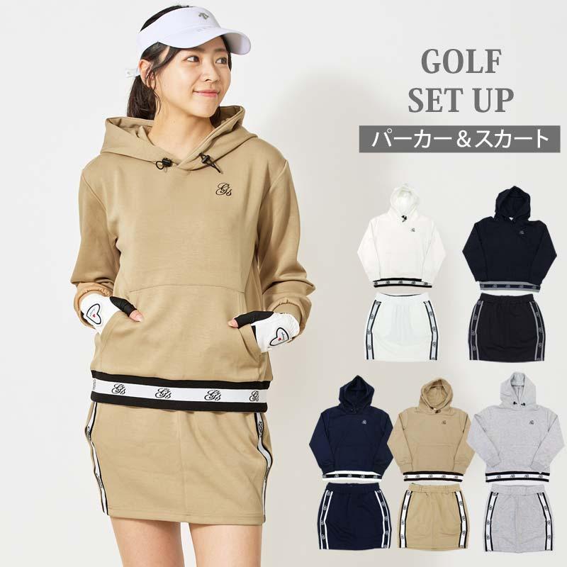 ゴルフウェア レディース 上下セットアップ gs GOLF スウェット