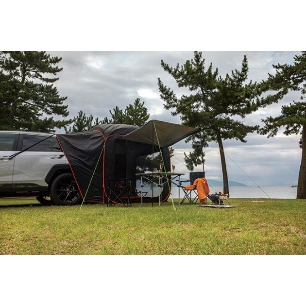 CROSS-LX】 カー + リビング ポップアップテント #クルマに連結できる