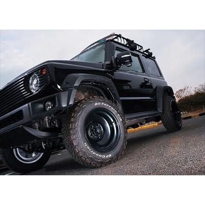 JB74W ジムニーシエラ JIMRIDE オーバーフェンダー 塗装取付込