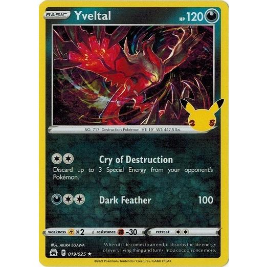 ポケモンカードゲーム ポケモンカード 019/025 イベルタル/Yveltal