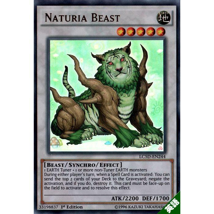 ナチュル・ビースト 【1st】【英】【LC5D-EN244】【UR】_ : トレカの