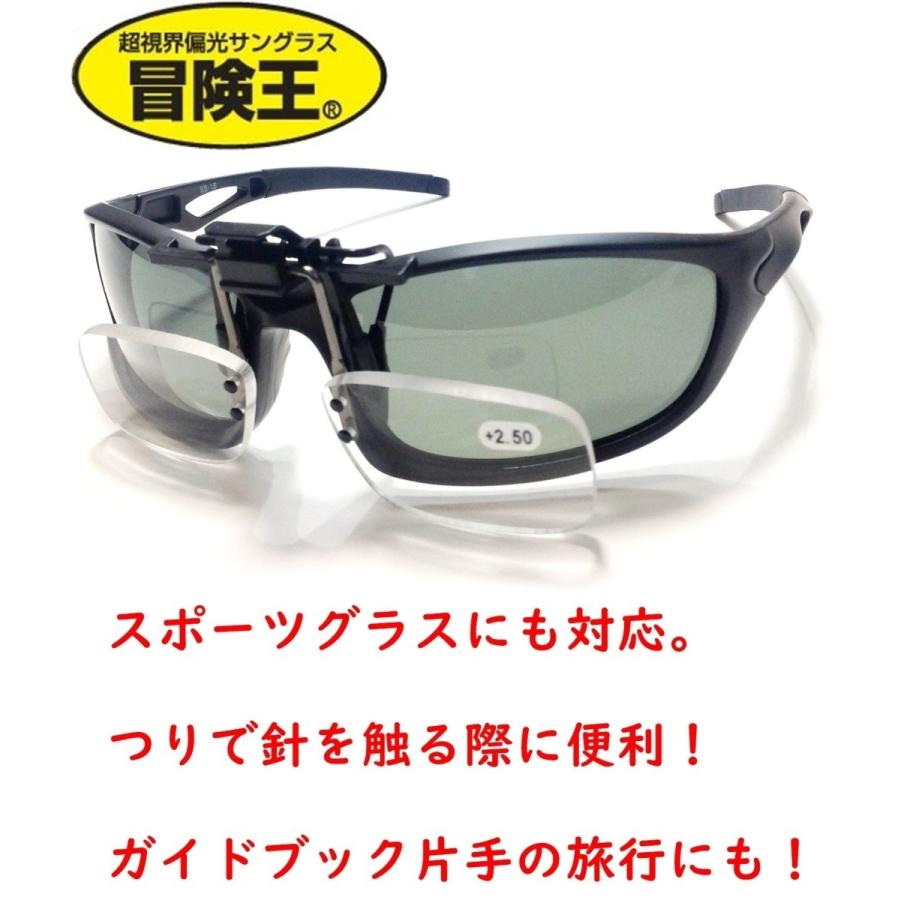 ◎クリップオン2X眼鏡拡大鏡、ハンズフリークリップ&フリップアップ