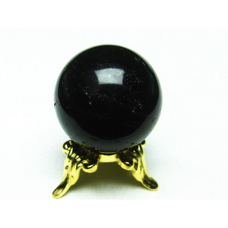 モリオン 丸玉 黒水晶 スフィア 20mm〜30mm 山東省産 送料無料