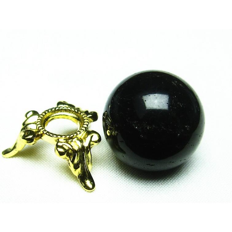 モリオン 丸玉 黒水晶 スフィア 20mm〜30mm 山東省産 送料無料
