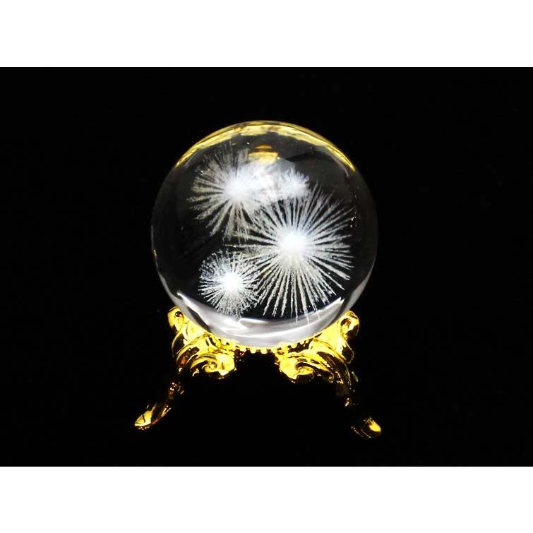 水晶 丸玉 16mm〜22mm 観賞用台座付き スフィア 水晶玉 レーザー彫刻