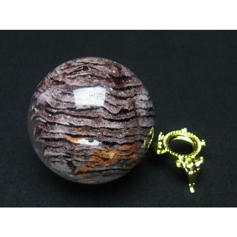 ガーデンファントム 千層ファントム 水晶 丸玉 スフィア 49mm 送料無料