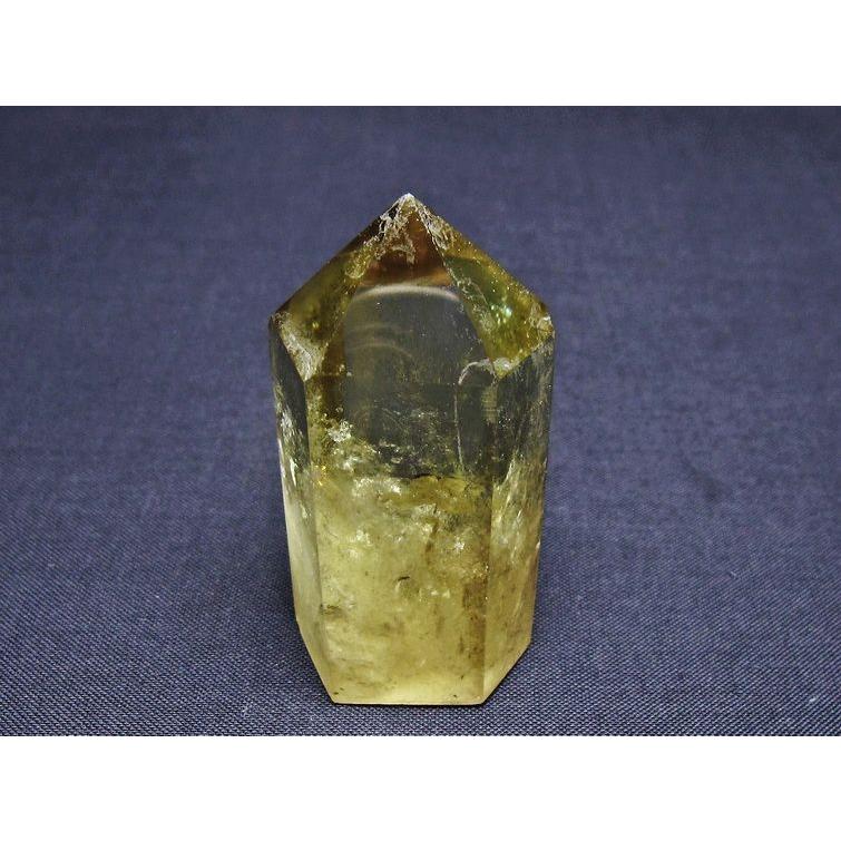 シトリンクォーツ 六角柱 虹入り 一点物 142-8781 : 天然石