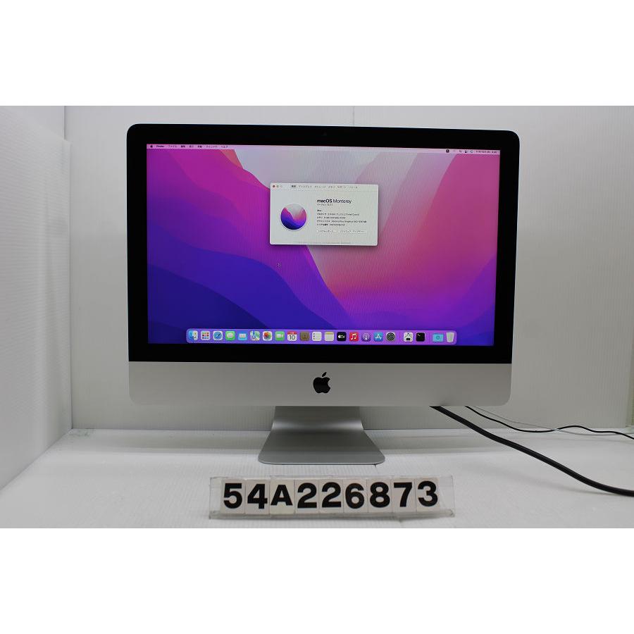 Apple iMac 21.5インチ A1418 2017 Core i5 7360U 2.3GHz/8GB/1TB/21.5