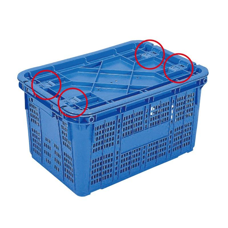 三甲（サンコー） サンテナー A#50-3 フタ ロック付 702004-01