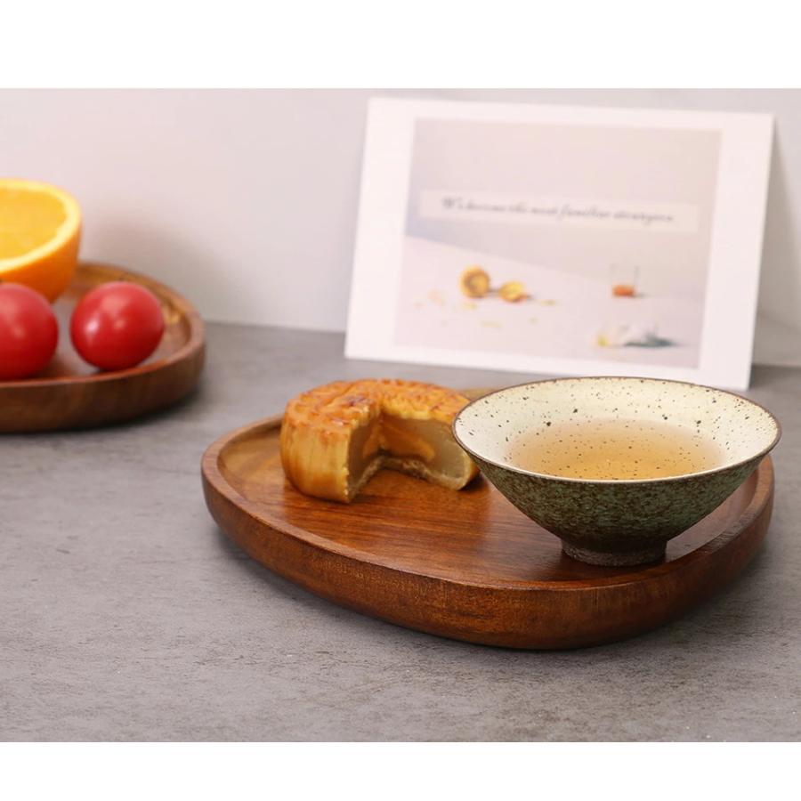 木のお皿 ウッドプレート 木製 2枚セット 木皿 お菓子用皿 おしゃれ