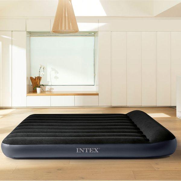 インテックス 電動ポンプ内蔵 エアベッド ピローレスト ベッド 電動