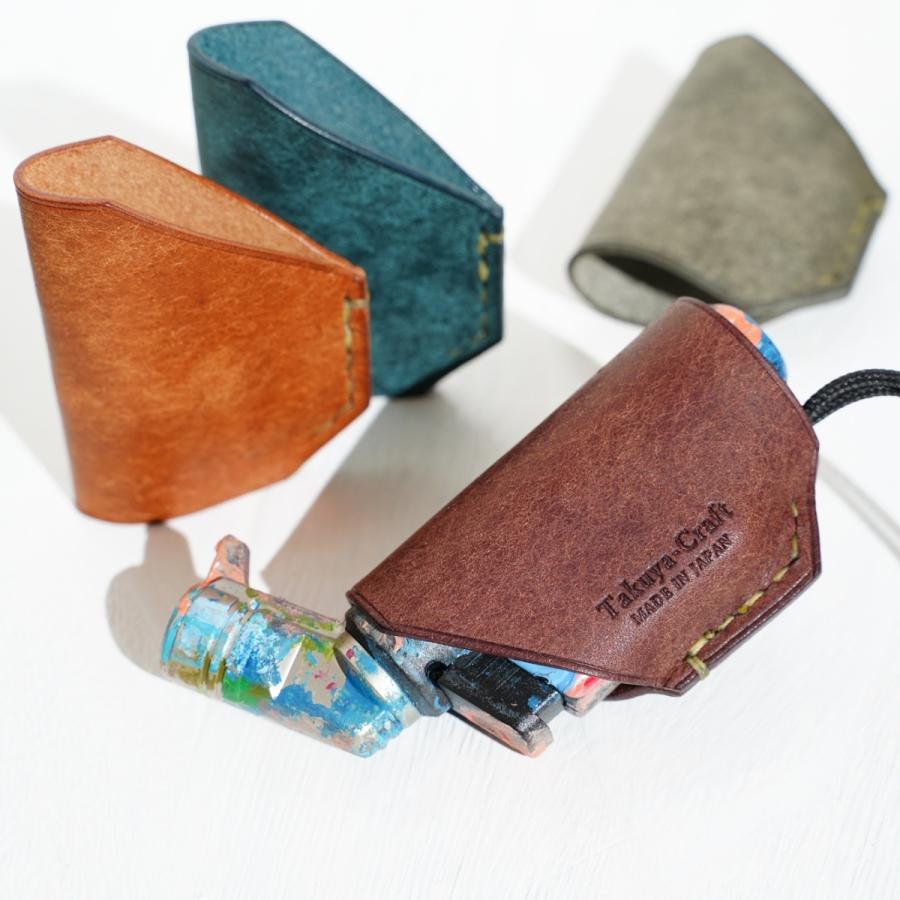 全12色 SOTO マイクロトーチカバー プエブロ 手染めレザー レザー