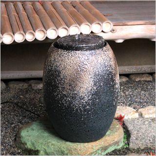 水琴窟（B‐3／青古信楽） 重蔵窯の信楽焼水琴窟（すいきんくつ