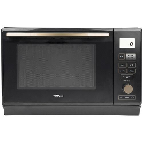 山善（YAMAZEN） 簡易スチームオーブンレンジ 25L ブラック PRK