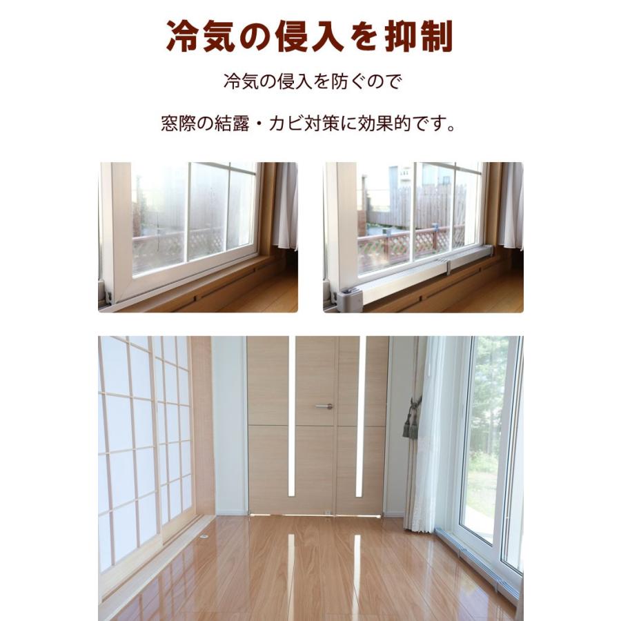 タンスのゲン ヒーター 窓下ヒーター 90cm 電気ヒーター 暖房効率UP