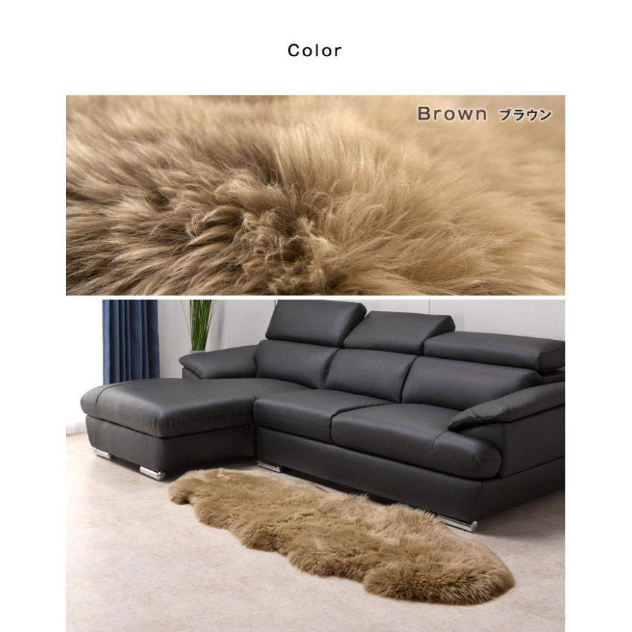 タンスのゲン 8日+5% ムートンラグ ラグ ラグマット 本物 ムートン 60