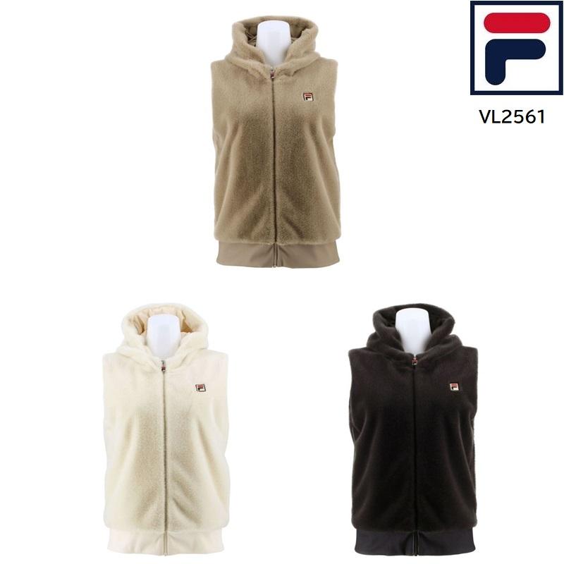 FILA（フィラ） フェイクファー ベスト VL2561 ウィメンズ テニス