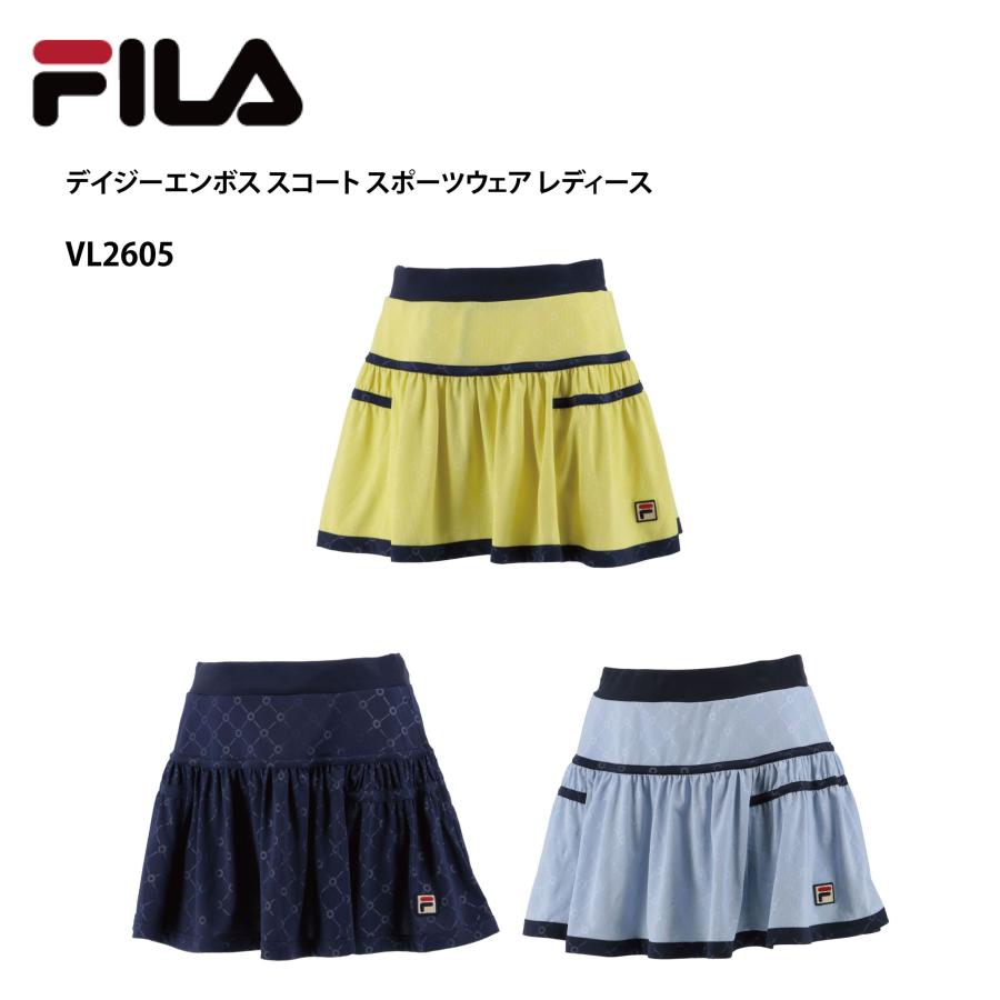 FILA（フィラ） SALE デイジーエンボス スコート VL2605 ウィメンズ