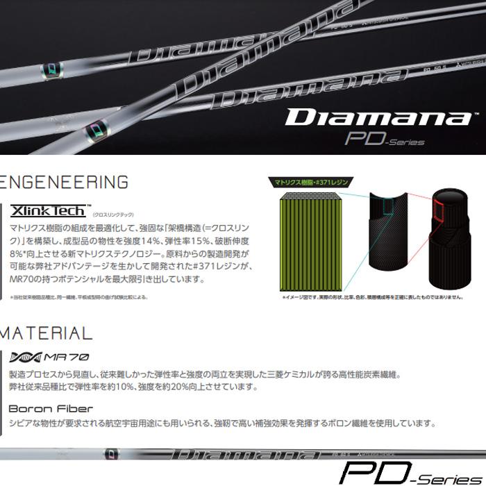 三菱（MITSUBISHI） 三菱ケミカル Diamana PDシリーズ ディアマナ PD