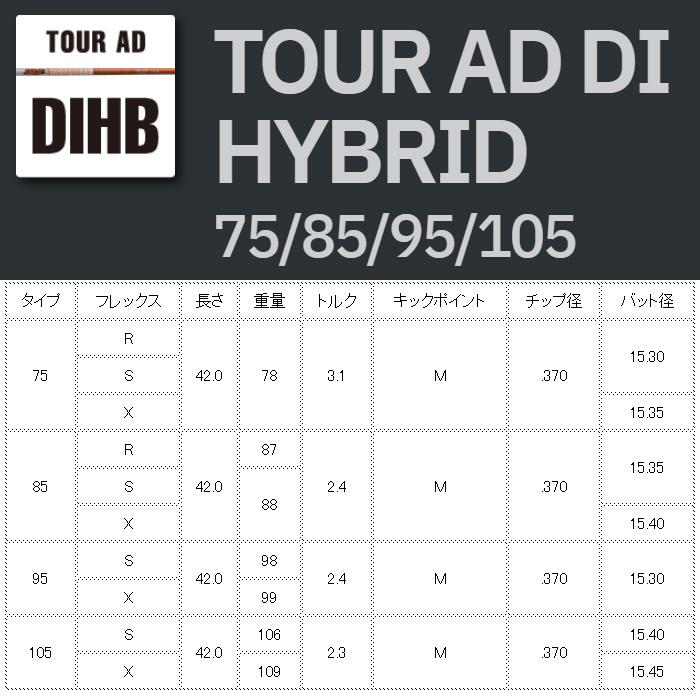 GRAPHITE DESIGN（グラファイトデザイン） TOUR AD DI ハイブリッド