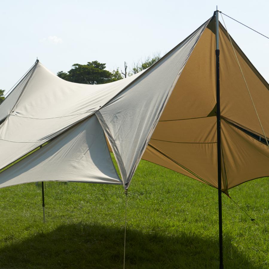 鹿の角 左右セット テント タープ 希少！4角品（左右8ポイント） 鹿の