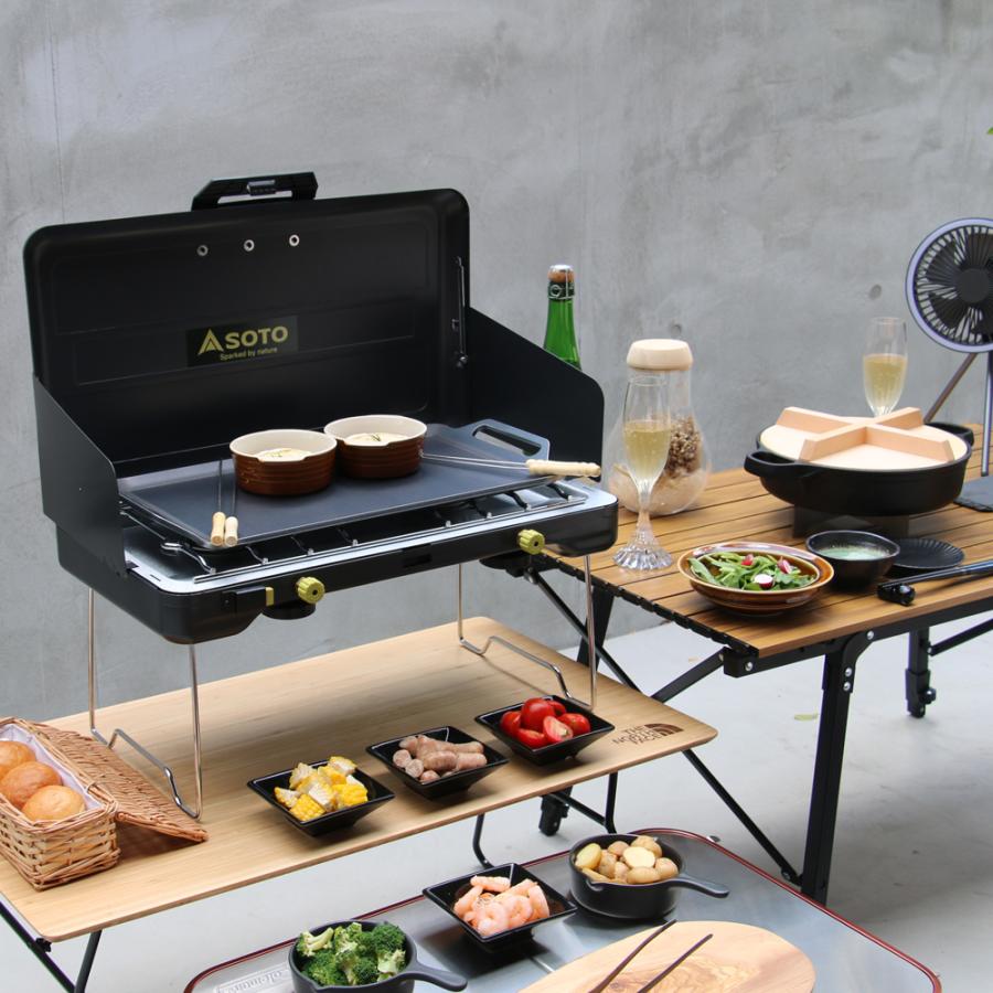 ZEOOR（ゼオール） SOTO ソト 2バーナー ST-527 対応 極厚バーベキュー