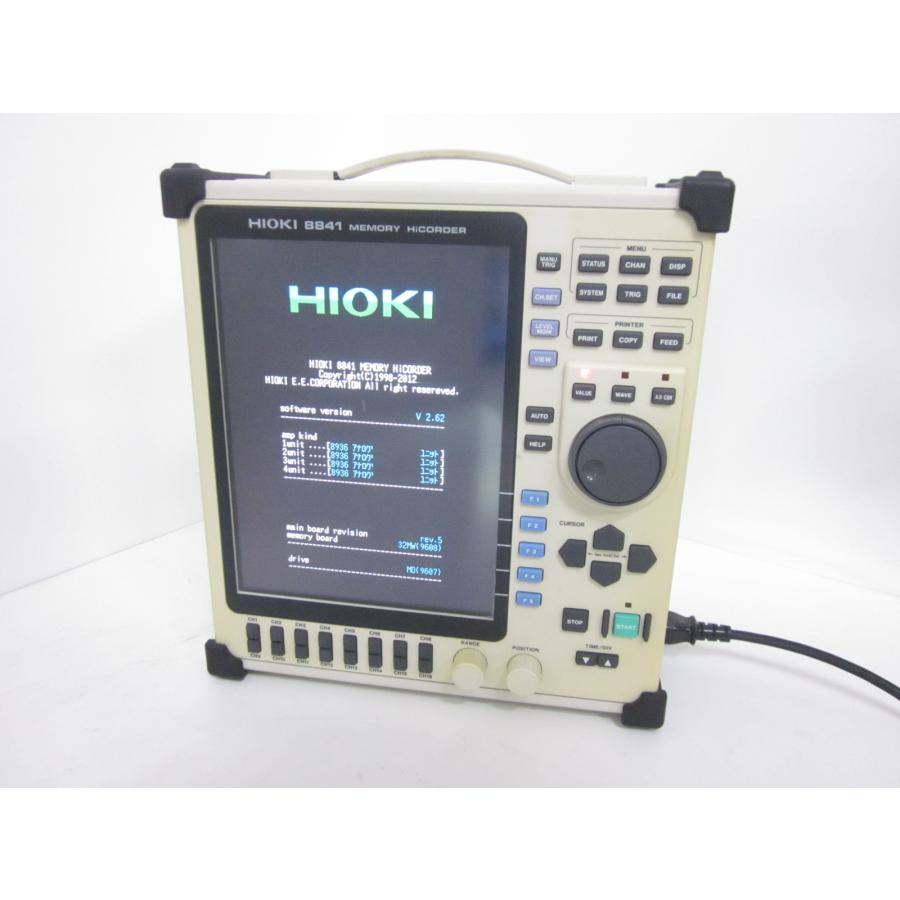 中古】メモリハイコーダ 8841 日置電機 HIOKI 8ch 【記録紙幅】210mm