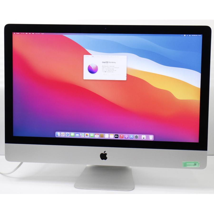Apple iMac 27インチ Retina 5K Mid 2017 Core i5-7500 3.4GHz 32GB